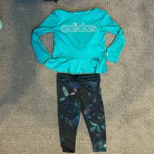 Toddler girls Adidas 2 piece outfit